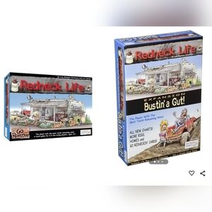 Redneck Life Board Game & bustin'a gut expansion pack, new sealed